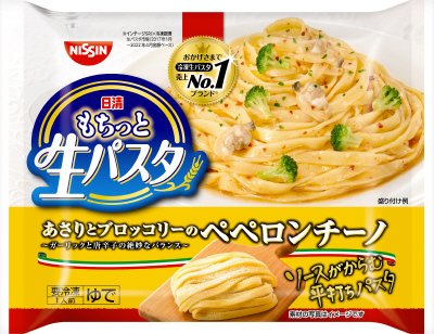 日清もちっと生パスタ　ペペロンチーノ