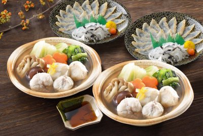 真ふくたたき刺身と真ふく個食鍋セット