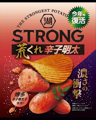 ＫＯＩＫＥＹＡＳＴＲＯＮＧポテトチップス荒くれ辛子明太