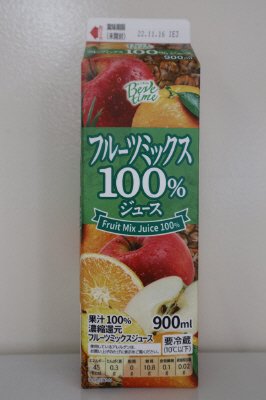 フルーツミックス１００％ジュース