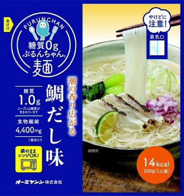 糖質0gぷるんちゃん麺鯛だし味