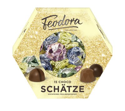 Feodora チョコレートジュエリーボックス アソートプラリネ