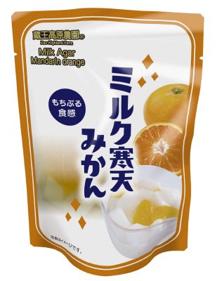 ミルク寒天　みかん