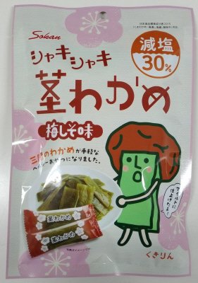 減塩茎わかめ梅しそ（６×１２）