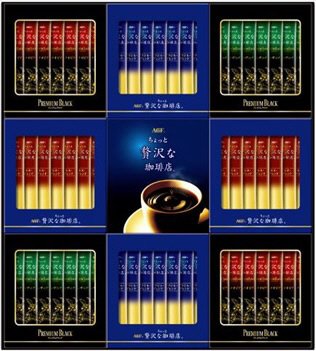 AGF「ちょっと贅沢な珈琲店」スティック　プレミアムブラックギフトＺＳＴ－３０N