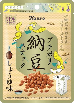 プチポリ納豆スナック ミドルパック しょうゆ味