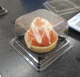 スモークサーモンと黄金いものタルト
