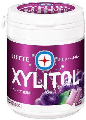 キシリトールガム＜グレープ＞ファミリーボトル