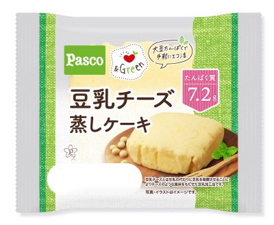 豆乳チーズ蒸しケーキ