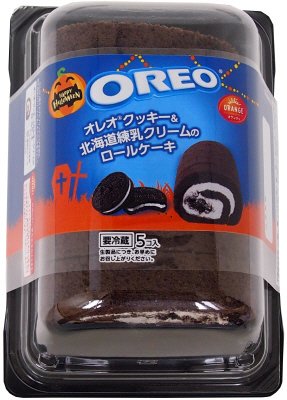 オレオRクッキー＆北海道練乳クリームのロールケーキ