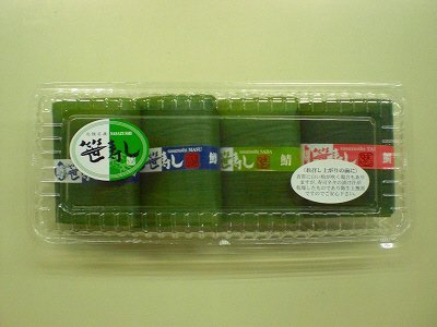 笹寿司（鱒・鯖・鯛）４個入