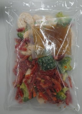 えびフリッターとブロッコリーの塩炒め