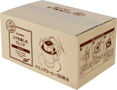 小川珈琲　コクを楽しむブレンド　ドリップコーヒー　50杯分