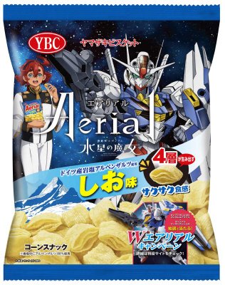 エアリアル　ドイツ産岩塩アルペンザルツ使用　しお味（ガンダムコラボパッケージ）