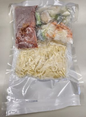 おうちでかんたんソフト麺♪海鮮イタリアントマトソース