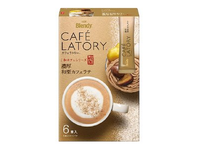 「ブレンディカフェラトリー」スティック　濃厚和栗カフェラテ６本