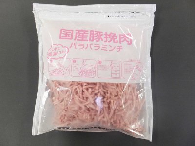 国産　豚挽肉パラパラミンチ　４００ｇ