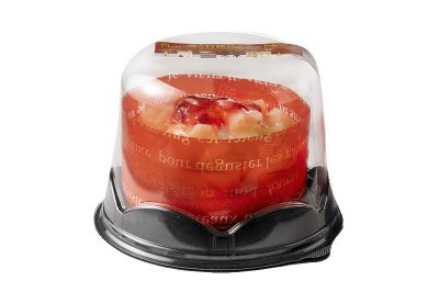 苺と白桃のショートケーキ
