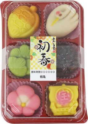 初春　鶴亀