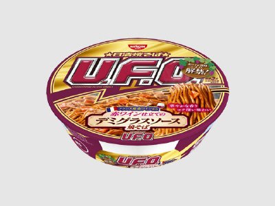 日清焼そばＵ．Ｆ．Ｏ．　赤ワイン仕立てのデミグラスソース焼そば