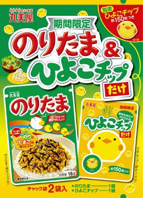 期間限定　のりたま＆ひよこチップ