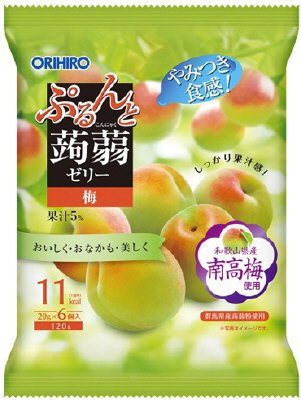 ぷるんと蒟蒻ゼリーパウチ　梅味