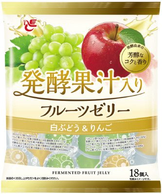 １８個発酵果汁入りフルーツゼリー