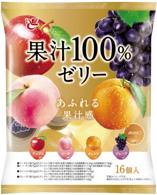 １６個果汁１００％ゼリー