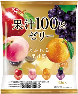 ３０個果汁１００％ゼリー