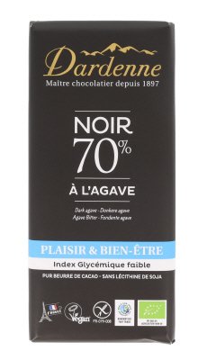 有機アガベチョコレートダーク　カカオ７０％