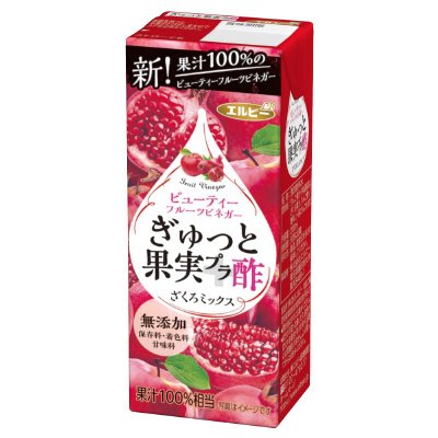 ぎゅっと果実+酢　ざくろミックス