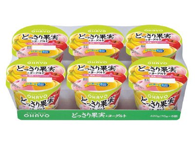 どっさり果実とヨーグルト