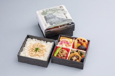 鉄道開業150年記念　鯛めし二段幕の内辨當