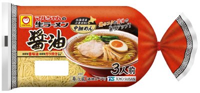 マルちゃんの生ラーメン　醤油　３人前