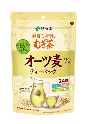 健康ミネラルむぎ茶オーツ麦ブレンドティーバッグ