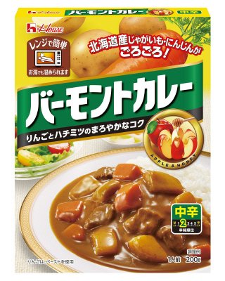 レトルトバーモントカレー　中辛