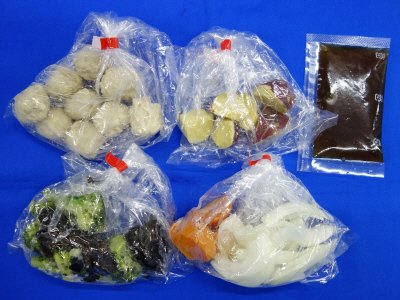 ５種具材とみつせ鶏団子のまろやか黒酢炒め