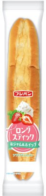 ロングスティック　苺ジャム＆ホイップ