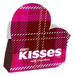 ハートチェックボックス　キスミルクチョコレート　5P