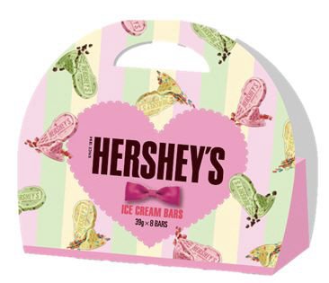 バッグボックス　アイスクリーム　ストロベリー＆クリーム、スプリンクル＆クリーム、クッキー＆ミント　バー　8P