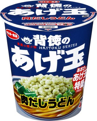 背徳のあげ玉　肉だしうどん