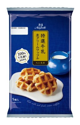 生クリームワッフル