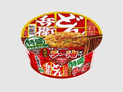 日清のどん兵衛　特盛天ぷらラー油そば