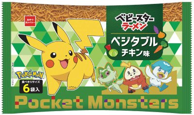 ベビースターラーメンポケモンベジタブルチキン味６袋入