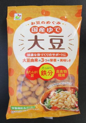 お豆のめぐみ ゆで大豆 120g