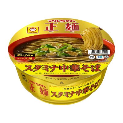 マルちゃん正麺　カップ　スタミナ中華そば