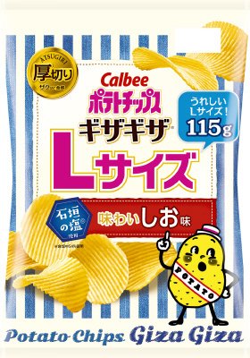 ポテトチップスギザギザ味わいしお味Ｌサイズ