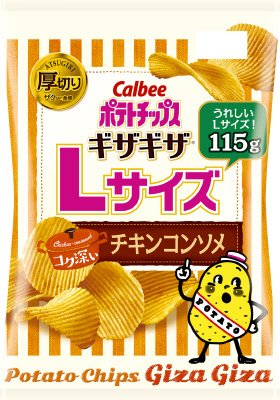 ポテトチップスギザギザコク深いチキンコンソメＬサイズ