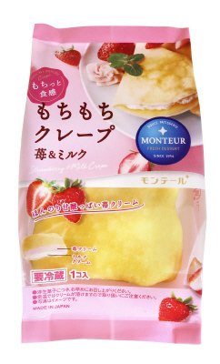 もちもちクレープ・苺＆ミルク