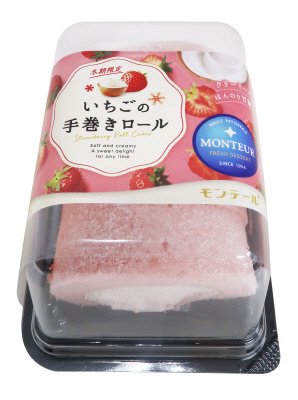いちごの手巻きロール